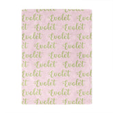 Lofaris Cute Letter Personalized Name Blanket For Baby Gift